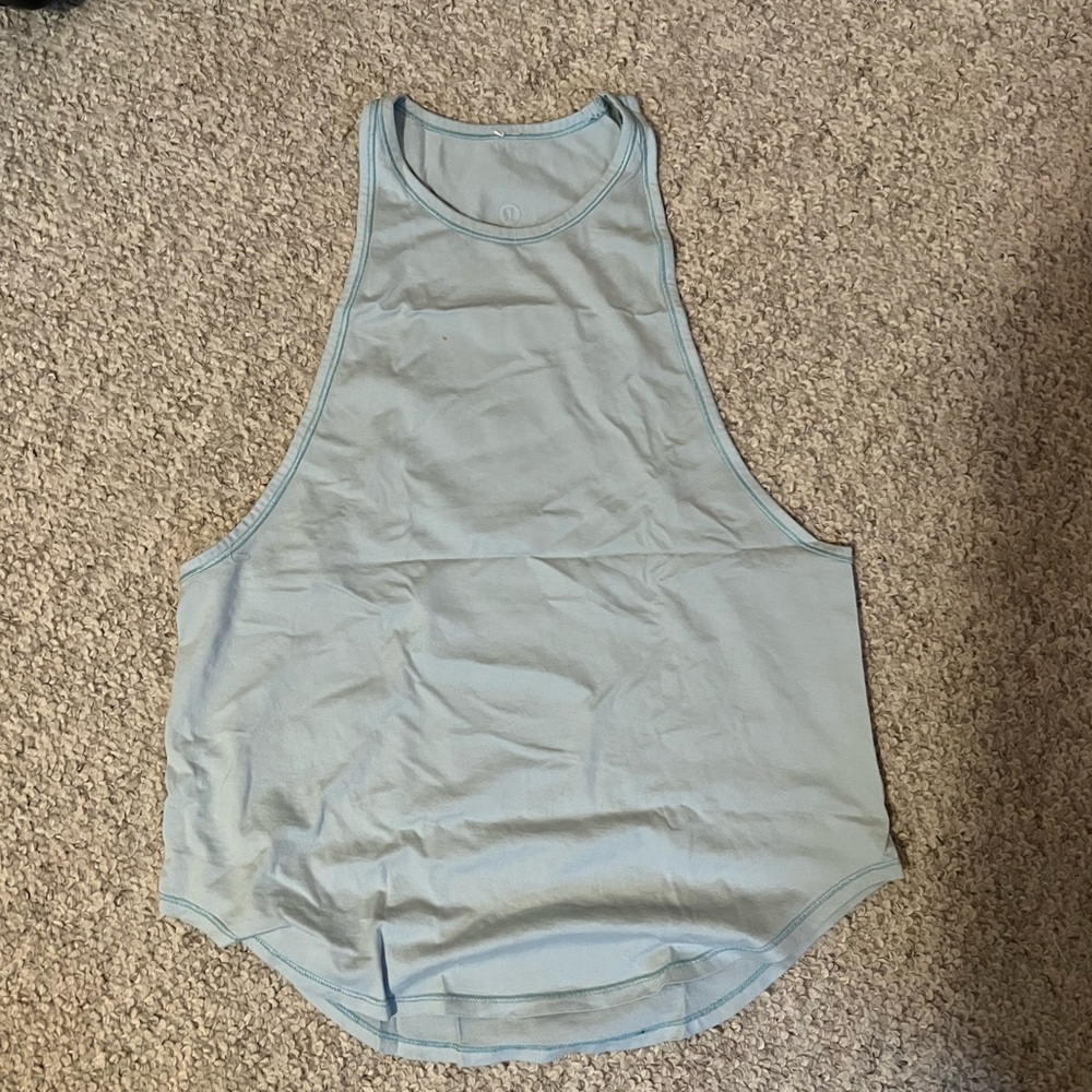 Lululemon light blue tank top